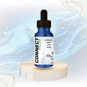 Gotero de CONNECT PLUS, suplemento para la salud cerebral y regeneración neuronal.